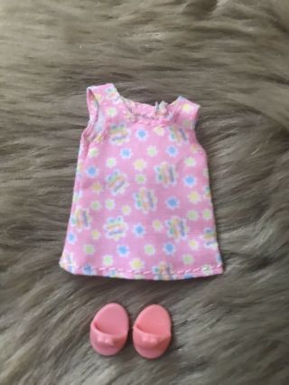 Barbie Happy Family Neighborhood Toddler Nikki Dress/outfit/ No Doll