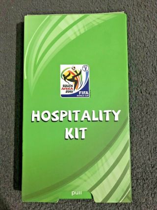 Rare Collectible 2010 South Africa World Cup Hospitality Kit Match 37 Eng Vs Slo
