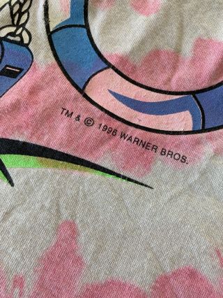 Vintage Looney Tunes Tweety Bird T - Shirt Warner Bros Tie Dye 90s Unisex XL RARE 2