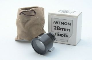 Rare Black Visibility Avenon 28mm Finder For 28mm F3.  5 M39 Mount 17634