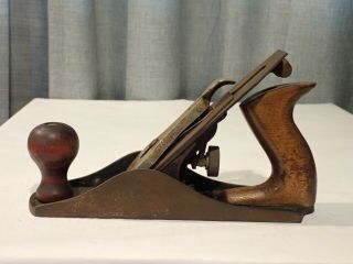 Antique / Vintage Shelton Victor No.  9 Hand Wood Planer Tool Made In The Usa