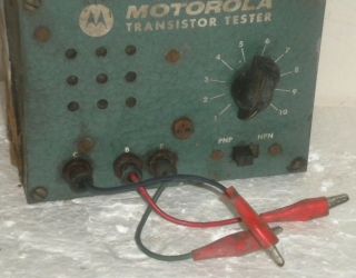 Motorola Transistor Tester Vintage Antique 2