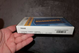 Trixie 2000 Rare Blockbuster Video Case & Movie Rental Vhs