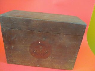 Ford Model A Or T - Wood Magneto Battery Box Rare Antique Heinze Lowell Ma