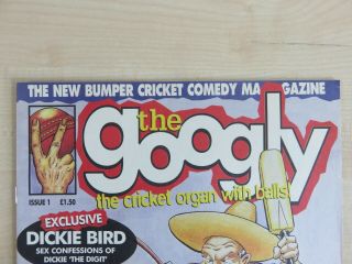 Rare Cricket magazines,  The Googly and Inside Edge.  First Issues. 2