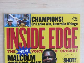 Rare Cricket magazines,  The Googly and Inside Edge.  First Issues. 3