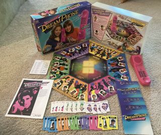 Rare 1990s Electronic Dream Phone Mb Board Game Milton Bradley 100 Complete