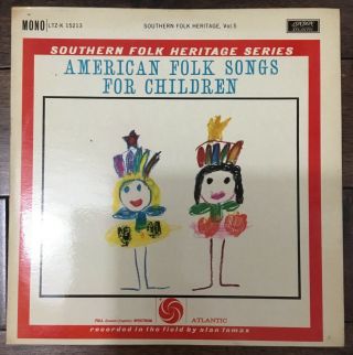 American Folk Songs For Children Southern Folk Vol.  5 Lp Uk 60s London Rare