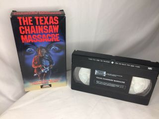 The Texas Chainsaw Massacre 1974 Vhs Horror 1988 Video Treasures Slasher Rare