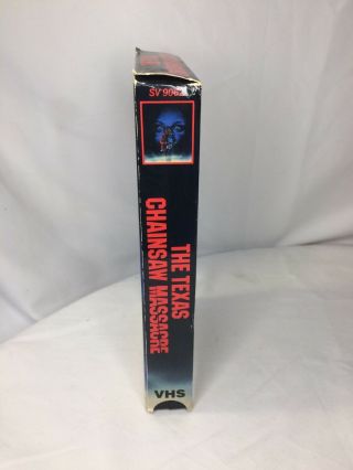 The Texas Chainsaw Massacre 1974 VHS Horror 1988 Video Treasures Slasher RARE 3