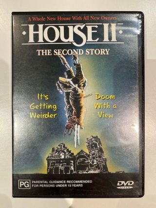House 2 - The Second Story (dvd) Region 4 Horror 1987 Rare Oop Vgc