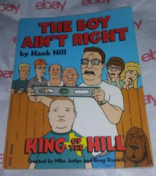 Vintage90s Rare King Of The Hill That Boy Aint Right Mike Judge Collectible Book
