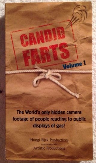 Candid Farts Volume 1 (prev.  Viewed Vhs) Very Rare Htf