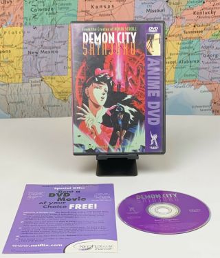 Ships Same Day Demon City Shinjuku (dvd,  1998) English Rare Anime