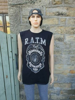 Rodney Wears.  Vintage Rare Rage Against The Machine Amplified T Shirt Xxl