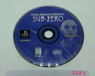 Mortal Kombat Mythologies: Sub Zero (sony Playstation 1 Ps1)