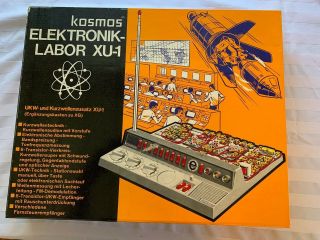 Vintage 1971 Kosmos Elektronik Labor Xu - 1 Radio Kit - Rare -