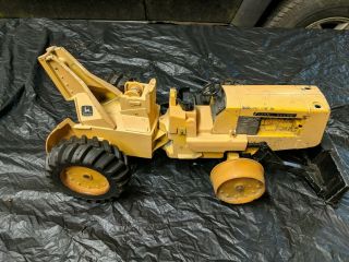 Vintage Ertl Model 590 John Deere Log Skidder Tractor 1/16 Vtg Rare Yellow