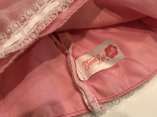Vintage Terri Lee Dolls Pink Dress For 10” Doll (A5) 3
