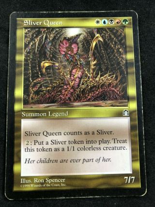 Mtg Magic The Gathering Sliver Queen Stronghold Rare Hp