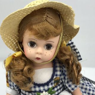 Madame Alexander Doll 8 Inch Rebecca Of Sunny Brook Farm Box Vintage