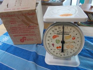 American Family Scale 25 Lb Kitchen Counter Food Scale From Green Stamp Store