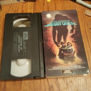 The Legend Of Boggy Creek - Vhs / Video Tape (swamp Monster) Horror / 1990 Rare