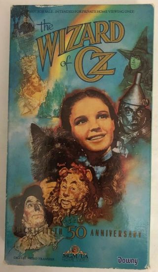 The Wizard Of Oz (vhs,  2008,  Rare 50th Anniversary Edition)