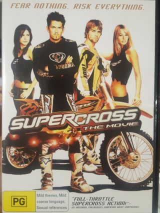 Supercross The Movie Oop Rare Deleted R4 Pal Dvd Film Mike Vogel Cross