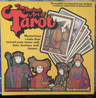 Rare The Ancient Art Of Tarot Cards 1975 Complete Set Boxed Complete Xcellent