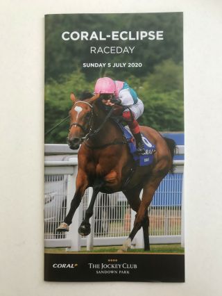 2020 Coral Eclipse Racecard - Very Rare