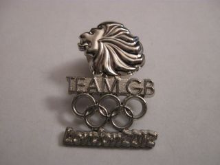 Rare London 2012 Olympic Games Team Gb Chrome Metal Press Pin Badge