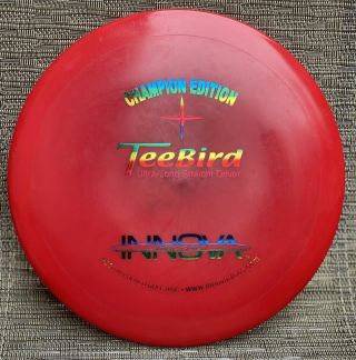 Rare Innova First Run Ce Teebird Tl Golf Disc Champion Edition Pfn Patent 175g