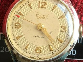 Smiths Empire 5 Jewel Vintage Wrist Watch Made In Gt Britain Old And