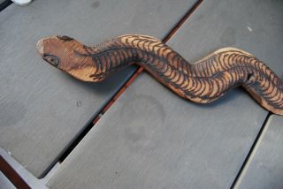 Aboriginal snake carving - Pitjantjatjara - 1960 ' s 2