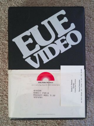 Hawaii Five - O Rare 1981 Syndication Sales Promo Reel On 3/4 " U - Matic Video Tape