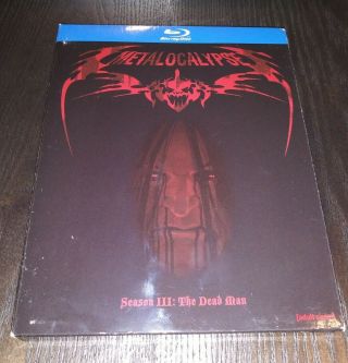 Metalocalypse: Season Three The Dead Man Blu - Ray Disc 2010 Rare &