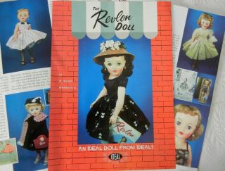 14p History Article Id Pics - Vtg Ideal Miss Revlon Fashion Dolls
