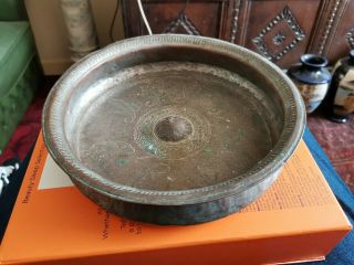 Antique 19th Century Copper Islamic Bowl