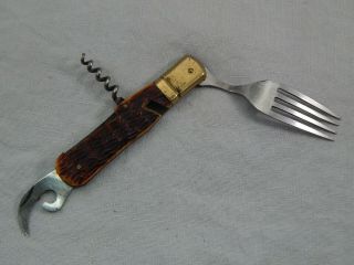 Vintage Kanenaga Made Oriental Japan Hobo Camp Pocket Knife Rare 3