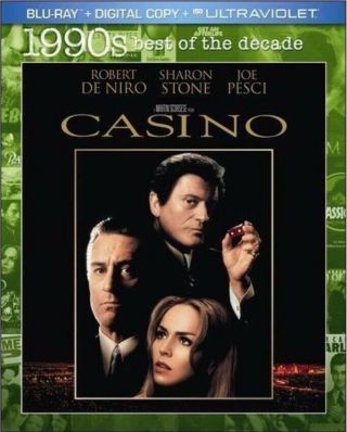 Casino Blu - Ray With Rare " Best Of The 1990 