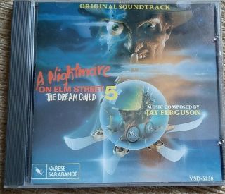 A Nightmare On Elm Street 5 - Dream Child Cd Soundtrack - Jay Ferguson - Rare