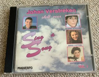 Johan Verstreken Sing A Song Vol.  1 Eurovision Rare Cd Madierpo
