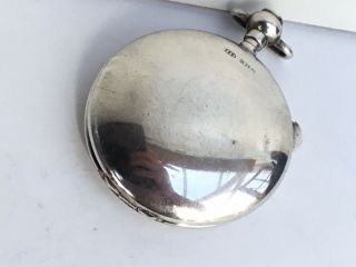 A Vintage Round Silver Pill Box ? Marked 800 With Italian Hallmarks,  C.  1960/70