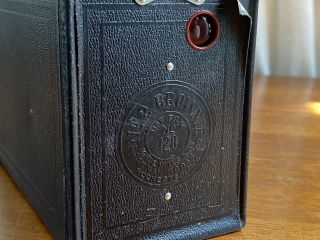 Antique Eastman Kodak No 2 Brownie Box Camera Uses 120 Film 2
