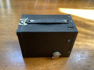 Antique Eastman Kodak No 2 Brownie Box Camera Uses 120 Film 3