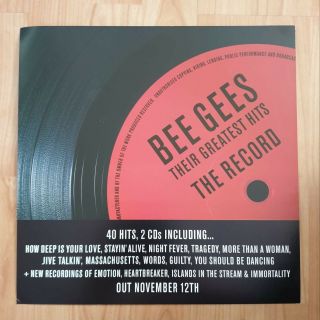 Bee Gees Promo Poster Ultra Rare