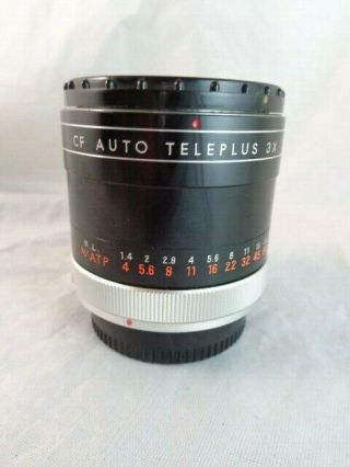 Kenko Cf Auto Teleplus 3x Teleconverter For Canon Fd From Japan Photography Rare