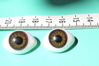 Large Antique Paperweight Glass Eyes For F G And Other French Dolls £25 N/r
