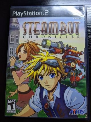 Steambot Chronicles (sony Playstation 2,  2006) Very Good - Rare/complete